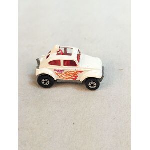Hot Wheels Baja Bug Blazin' Bug 1983/1984 White‎ Enamel - Made In Malaysia
